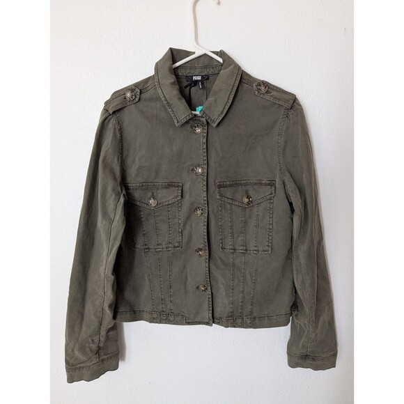 Paige Boho Boxy Cropped Pacey Jacket  Vintage Ivy Green Size Large New - Picture 3 of 8